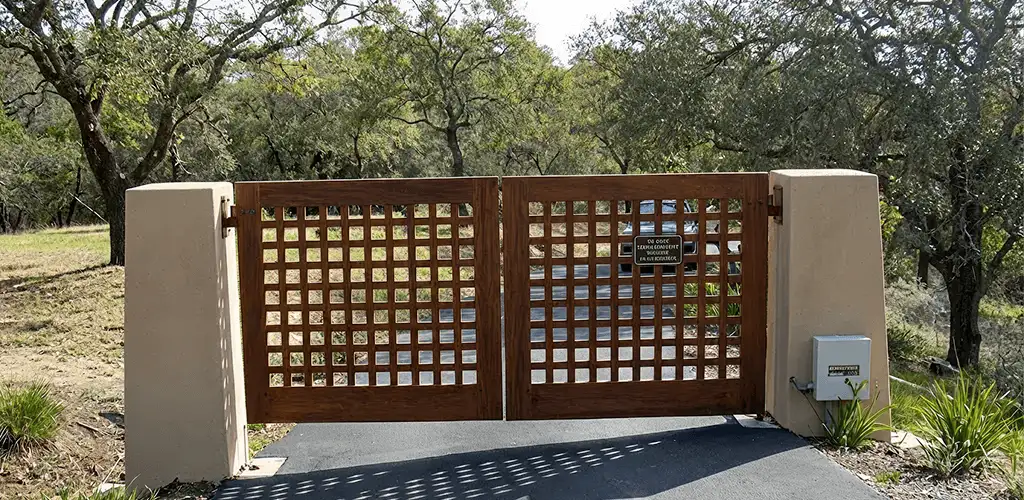 Driveway gate installation for a residential property in Miami, FL