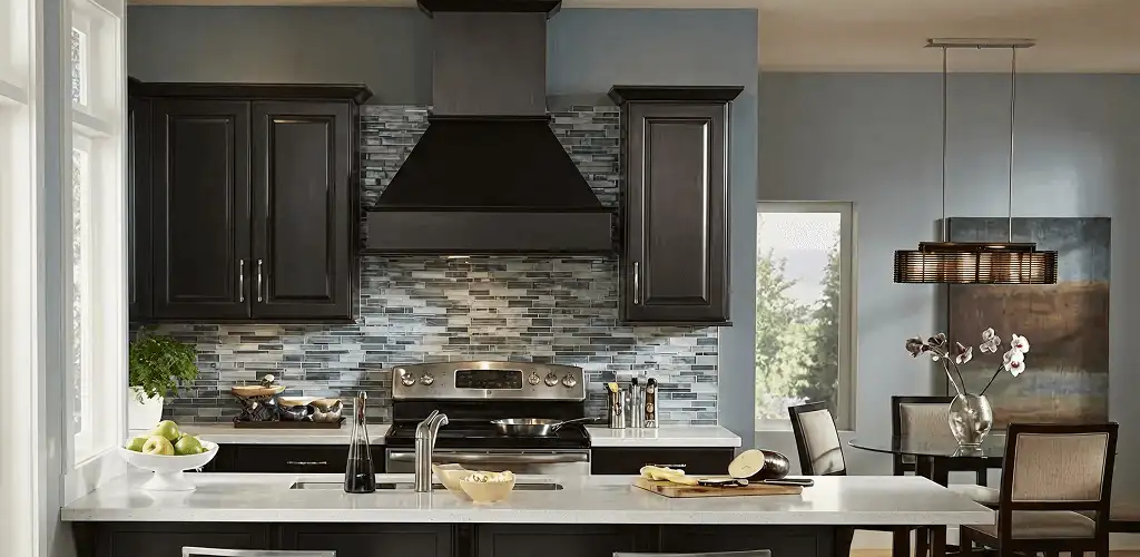Kitchen cabinet painting and refinishing in a modern kitchen in Miami, FL